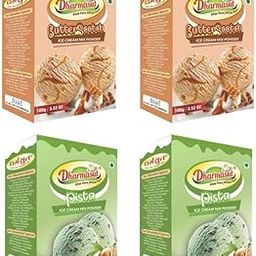 2 Butterscotch + 2 Pista Ice Cream Premix Powder | Combo of 4 | 400gm-image-11