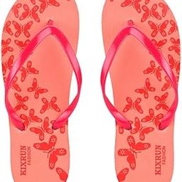 Stylish Lightweight Comfortable Waterproof Hawai Chappal for Girls and Women Butterfly Printed Slipper Daily Use Slip-On Flip Flops-image-14