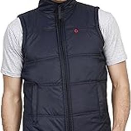 Men's Synthetic Solid Regular Jacket (OCSBJH-NB-M_Navy Blue_Medium)-image-29