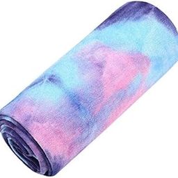DREAM SLIM Gosweat Hot Yoga Towel- Super Absorbent, Microfiber, Anti-Slip, Suede, Best Bikram/Hot (Multicolor - Purpel) W438-image-17