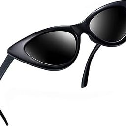 Vintage Cat Eye Sunglasses for Women Retro Cateye Sun Glasses Pointy Sunglasses-image-9