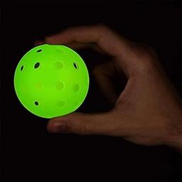 BNF® 6X Outdoor Pickleball Balls Glow in The Dark 74mm for Practice Outdoor Court Green Sporting Goods | Tennis & Racquet Sports | Tennis | Balls-14