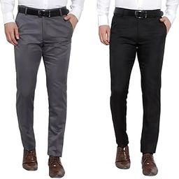 Formal Regular Fit Cotton Combo Trouser | Pack of 2-picture-18
