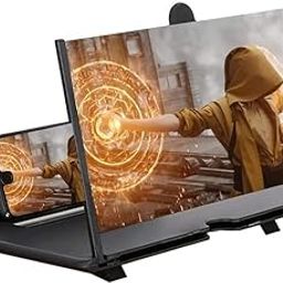 3D Screen Magnifer HD Mobile Phone Magnifer Projector Screen for Movies,Videos,& Gaming | Foldable Phone Stand with Screen Amplifier | Supports All Smartphone Phone Zoomer-31