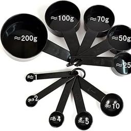 Jamboree 10pcs Kitchen Measuring Spoons Teaspoon Coffee Sugar Scoop Cake Baking Flour Measuring Cups Kitchen Cooking Tools-23