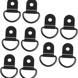 VELURA 10 Pieces D Rings for Trailers D Shape Tie Down Anchor Rings for Yachts Black|1 Tail Lamp |Towing & Hauling| Parts & Accessories-image-63