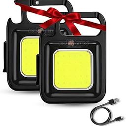 Pick Ur Needs Rechargeable LED Emergency Torch Mini Cute Pocket Keychain Lantern Light Magnet with Folding Bracket Bottle-9
