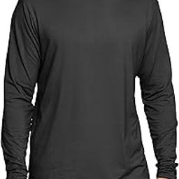 Men’s Oh So Soft Mock Neck Long Sleeve Shirt Perfect for Casual Wear, Stylish, Classic Fit | Small - 5X-image-16