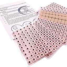 AcuEnergy Vaccaria Ear Seeds acupressure Auricular-paster Press Seeds Acupuncture Needle 600 Counts Refill Pack-image-30