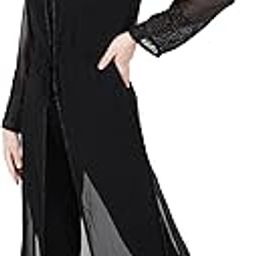 Partywear cover-up Embroidered Kaftan Abaya Luxury Front Open Gown Beaded Kimono Style Long Jacket Dress Women’s Ethnic Party Style Wear Ladies Saree Suit Cover-Up XL Size # 2026-84