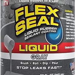 Flex Seal Liquid Rubber in a Can, 32-oz, Gray-image-43