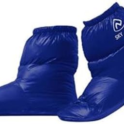 The Style Sutra 3xOutdoor Camping Duck Down Slippers Sock Shoes Warmer Boot Booties Blue M|Sporting Goods | Outdoor Sports | Camping & Hiking-picture-15