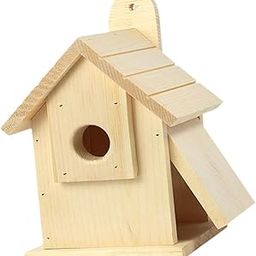 SECRET DESIRE Hanging Bird House Unfinished Birdhouse for Outdoor Birdwatching Small Birds|Home Improvement|Plumbing & Fixtures|Other Home Plumbing & Fixtures-image-38