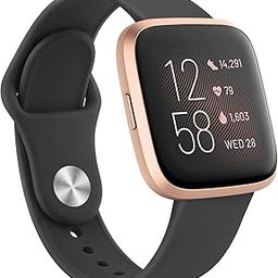 Tobfit Silicone Band for Fitbit Versa 2 Fitness Tracker, Soft Quick-Release Sport Strap for Fitbit Versa SE Fitness Tracker (Watch Not Included), Wristband with Metal Buckle for Men Women-14