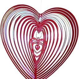 ARTISOUL® High Brightness Bird Deterrent Modern Heart Shaped for Lawn Farmland Balcony Red-image-30