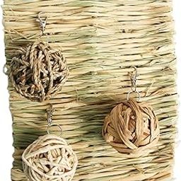 BNF Small Animal Chew Toy Rattan Ball Rabbit Toys for Chinchilla Parrot Hedgehog 4PCS Style D | Pet Supplies | Small Animal Supplies | Exercise & Toys-2