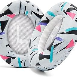WC Wicked Cushions Thick Premium Replacement Earpads for Bose 700 Noise Cancelling Headphones (NC700) -90s White-image-67