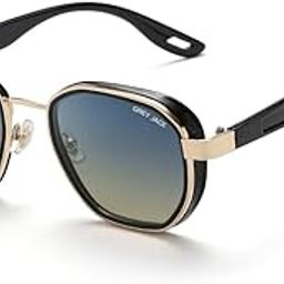 Full Rim Polarized Sunglasses for Men Women,TR and Metal Frame Round Shape Eyewear 2045-image-70