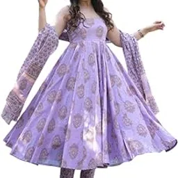 wedani Rayon Anarkali Dress for Women-picture-34