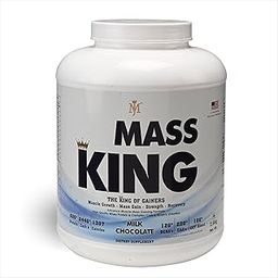 MJ Mass King Whey Protein Powder, Milk Chocolate Flavour, 2.5kg, Mass Gainer with BCAAs and Creatine-image-79