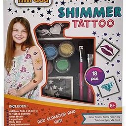 Mirada Glitter Shimmer Tattoo Studio – Fashionista- Multi9 | Cool Return/Birthday gifts for Girls/Kids-35