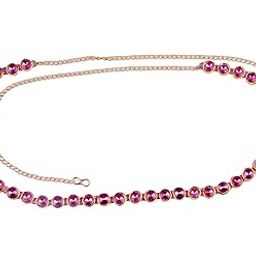 Single Kundan Line Stone Small Designer Belly/Waist/Hip/Belt Chain Kamarband-image-6