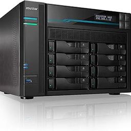 Asustor Lockerstor 8 AS6508T, 8 Bay NAS, 2.1GHz Quad-Core, 2 M.2 NVMe SSD Slot, 8GB RAM DDR4, 2 10GbE Port, 2 2.5GbE Port, Enterprise Network Attached Storage (Diskless)-1