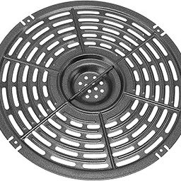 Fryer Replacement Parts Accessories, Handle Design Easy to Clean Stainless Steel Kitchen Fryer Plate Nonstick Coating with Silicone Brush for Restaurant (22CM)-image-56