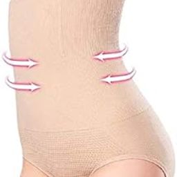 Women's Tummy Tucker High Waist Shapewear with Anti Rolling Strip Tummy Control Panties (Free-Size Fits 30-38 Waist Size)-image-8