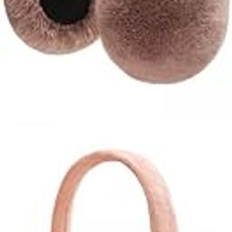 2Pcs Ear Muffs Earmuffs Headband Winter Ear Warmer Dark Pink Light Pink-image-23