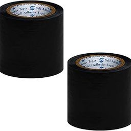 VCR Black Duct Tape - 16 Meters in Length 120mm / 5" Width - 2 Rolls Per Pack - Strong Book Binding Tape - Waterproof Heavy Duty Duct Tape-image-71
