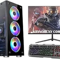 Gaming Desktop Assembled Core i5 3470/ 22inch Monitor| PC for Home & Business, Gaming and Editing (16 GB DDR3 Ram/512 GB SSD/4GB Graphic CardGT-730 /WiFi/Windows 10 Pro-30
