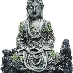 Resin Antique Positive Buddha Statue Aquarium Pond Fountains And Water Or Fish Tank, 5 Cm, 10 Cm-image-97