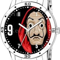 Analog Stylish Stainless Steel Strap Wrist Watch for Men and Boys, Pack of 1 - Regular-AVO-SIL-STL-5