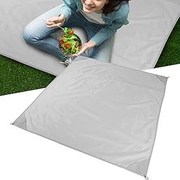 Outdoor Pocket Blanket, Fixable Travel Blanket 55.1x59.0in for Concerts Camping Parks, Lawns or Anywhere Outdoors(Grey)-image-60