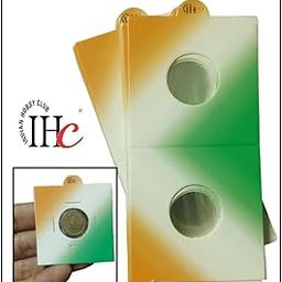 IHC ~ COIN HOLDER – 50 NOS. – SIZE NO. 8 (37MM) – TIRANGA (TRI-COLOR)-picture-20