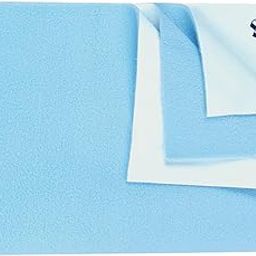 x2o Waterpoof Quick Dry Baby Dry Sheets Made with Soft and Skin Friendly Fleece Fabric(L-Blue )(Pack of 1)(50x70 cms)-image-17
