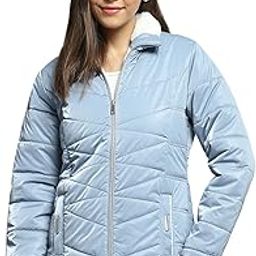 Womens Solid Blue Collar Neck Full Sleeve Jacket-picture-14