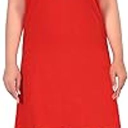 Women Pure Cotton Printed Above Knee Nighty-image-89