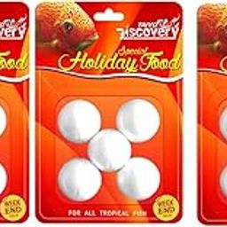 Taiyo Pluss Discovery Special Holiday Weekend Slow Release Feeder Tablet Fish Food for All Life Stages Tropical & Exotic Fishes (Pack of 3)-13