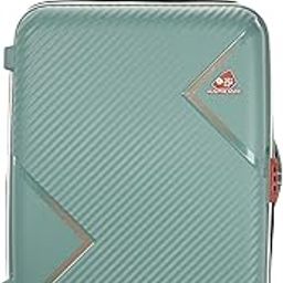 Polypropylene KAM Hard Shell Double Spinner Suitcase Zakk Secure CRP DW SP68SGY,Grey,Medium, 68 Cm-image-11