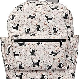 Backpack for Women - School Bag/college Bag for Women - White Printed Office Bag for Women/girls - Travel, College, Work Bags, Birthday Gift for Women, Wife, Christmas Gifts-image-50