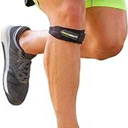 BraceAbility Patella Tendon Knee Strap - Large Patellar Tendonitis Stabilizer Brace with Adjustable Band for Jumpers Knee, Osgood Schlatter, Running, Hiking, Basketball, Volleyball, Soccer (L)-picture-14