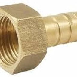 GK MART 3/8" inch BSP female thread x 10mm brass barbed hose coller adapter for Air Gas Water Hoses - 1 No-image-61