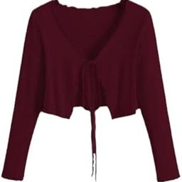 Stylish Front Tie Full Sleeve Shrugs, Shrug for Women, Shrug for Girls-image-45