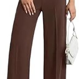 ARYANSH Shoppe Cotton Blend Bootcut Parallel Trouser Pants for Women Regular Fit, Bellbottom Straight Pants for Womens-image-84
