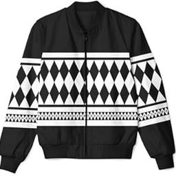 Cotton Printed Regular Anime Zip Up High Neck Bomber Jackets for Men and Women-image-54
