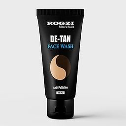 Rogzi De-Tan Face Wash | Brightening & Revitalizing Formula | Removes Tan & Evens Skin Tone | Refreshing Daily Cleanser for Deep Cleansing & Skin Renewal | 100ml-4