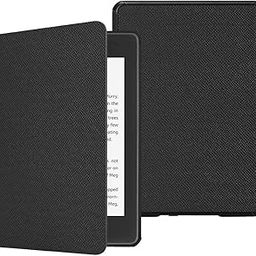 Fintie Slimshell Case for All-New Kindle Paperwhite (10th Generation, 2018 Release) - Premium Lightweight PU Leather Cover with Auto Sleep/Wake for Amazon Kindle Paperwhite E-Reader (Black)-picture-18