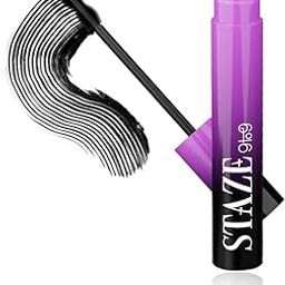 Staze 9to9 All Eyes on You Tubing Mascara | High Impact Volumizing mascara | Clump-resistant, easy to remove | Smudgeproof & Waterproof | Intense Black Color | 5ml-17